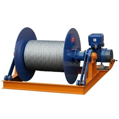 Complying With ISO For Marine Winch  P.P Rope Or Wire Rope