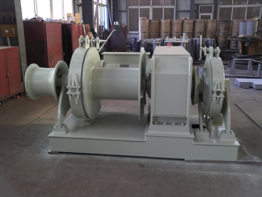 Shipyard Offshore Port Heavy Duty Electric Winch With Pilot Rope Or Cable Function