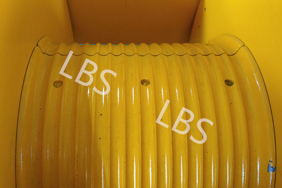 Hydraulic Winch Drum With Rope Groove LBS Sleeves 20KN 30KN 50KN