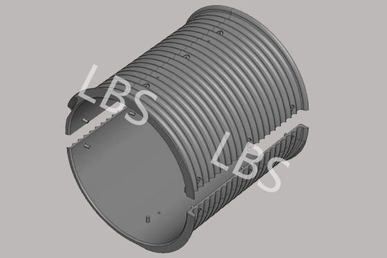 Hydraulic Winch Drum With Rope Groove LBS Sleeves 20KN 30KN 50KN