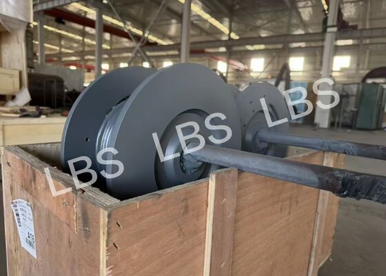 Rope Diameter 8.7mm Lebus Groove Drum Right Hand 65° Epoxy Zinc Rich Primer Coating