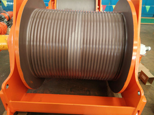 Diameter 48mm Lebus Rope Grooves Machined In Crane Winch Drum