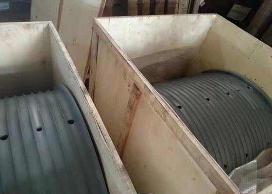 Wciągarki ze stali o dużej wytrzymałości, o dużej średnicy, rowkowane bębny W pełni obrobione